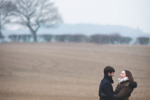 Countryside Wedding Engagement Shoot in West Midlands, UK - Wedding Photographer