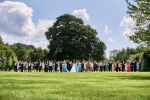 Wedding Photography - Big Group shot by the Big Oak Tree